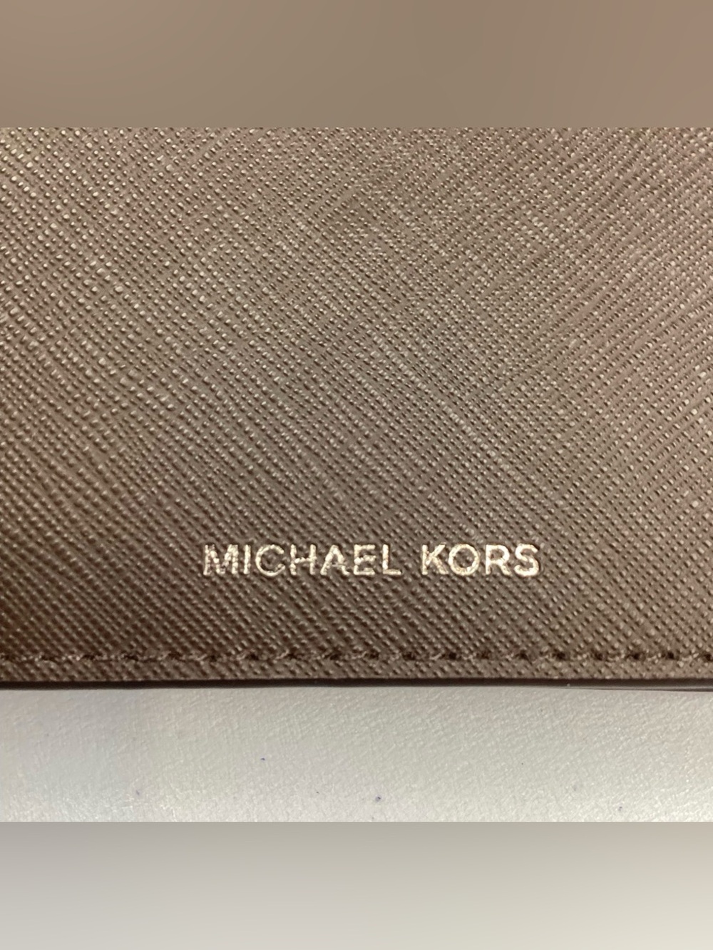 Michael Kors Andy Slim Billfold Wallet Brown Leather New With Box Retail $98 - Picture 5 of 9